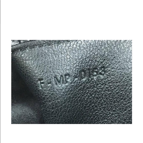 SOLD Céline Black Python Leather Gourmette Bag - Picture 16 of 16